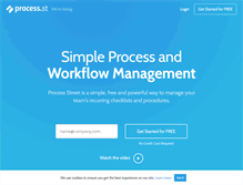 Tablet Screenshot of process.st